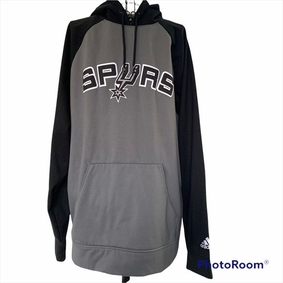 adidas Other - Adidas Climawarm San Antonio Spurs NBA Long Sleeve Pullover Hoodie Size L